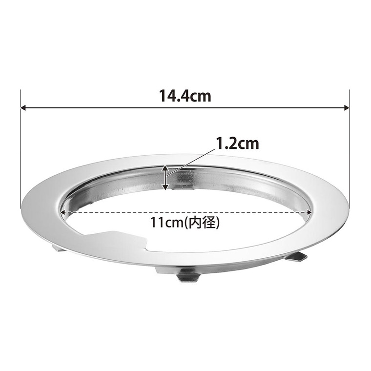 水切りネットが交換しやすい排水口ネットホルダー タワー 山崎実業 tower 1694
