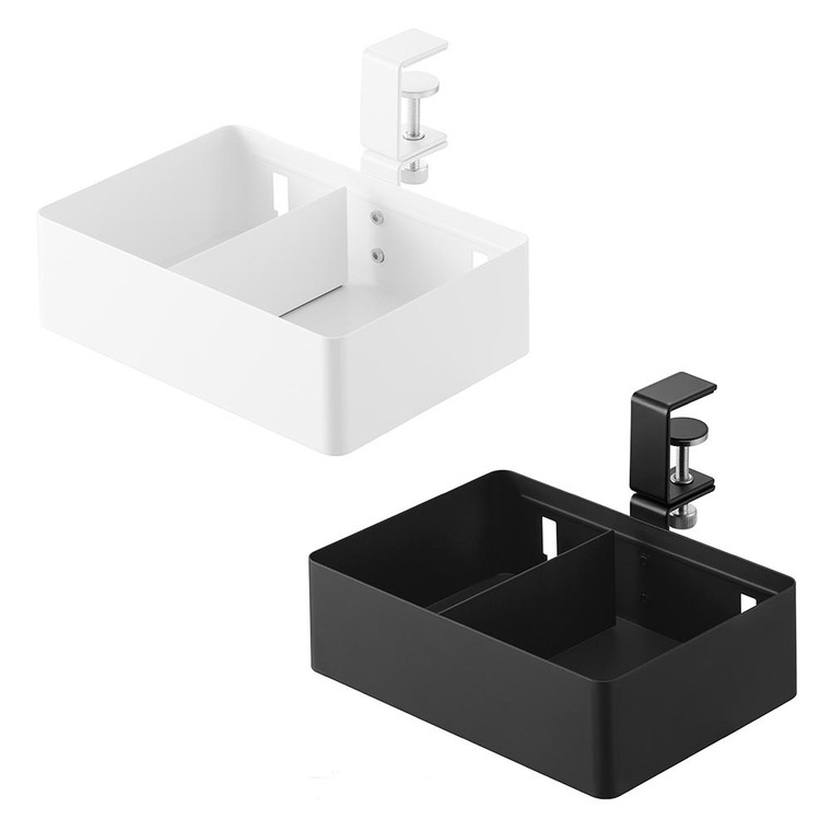 山崎実業 tower テーブル横回転収納ラック タワー 仕切り付き 10365 10366 / ブラック