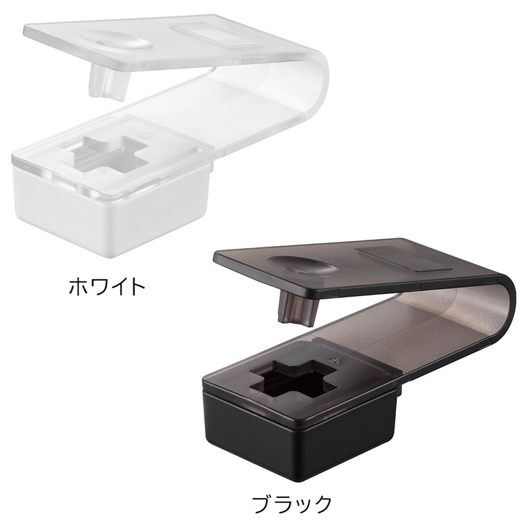 tower 押すだけ簡単マグネット錠剤オープナー タワー 山崎実業 10432 10433 / ホワイト