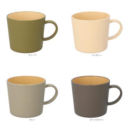 earth color 抗菌 マグカップ ダークブラウン