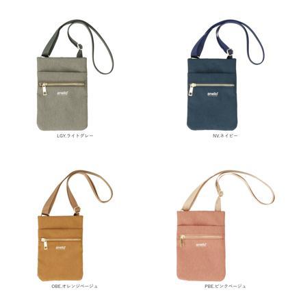 anelloGRANDE アネログランデ グリッター ミニショルダーGTM0422 OBE.オレンジベージュ