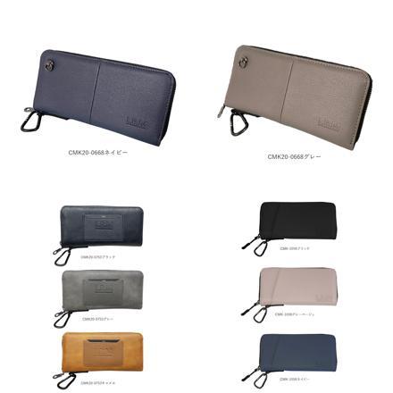 L.R.M 長財布 CMK20-0668グレー