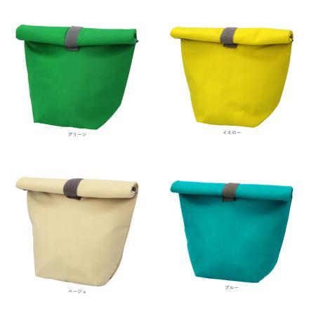 クルっと巻いて保冷温バッグ ランチバッグ レッド