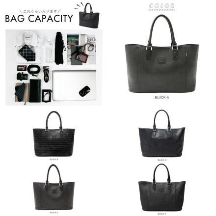 REGiSTA EMboSSeD Tote Bag バッグ BLACK-A