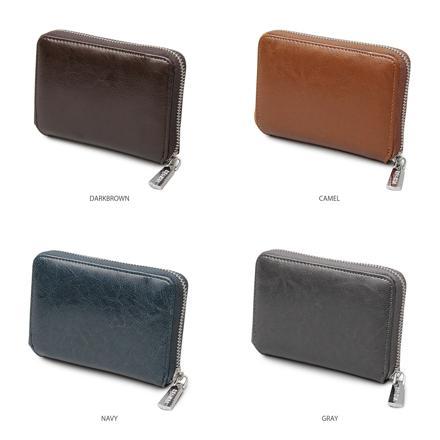 REGiSTA SPLIT LEATHER BILLFOLD WALLET 財布 DARKBROWN