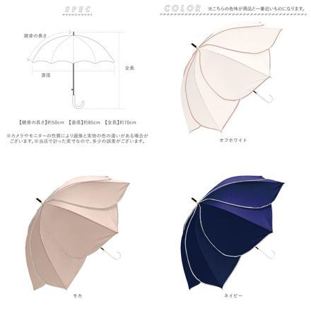 ParaSoL フレラ 50cM 傘 オフホワイト