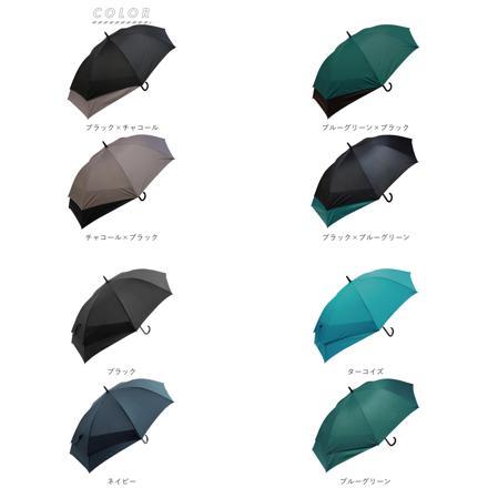 スライド設計 長傘65cm ターコイズ