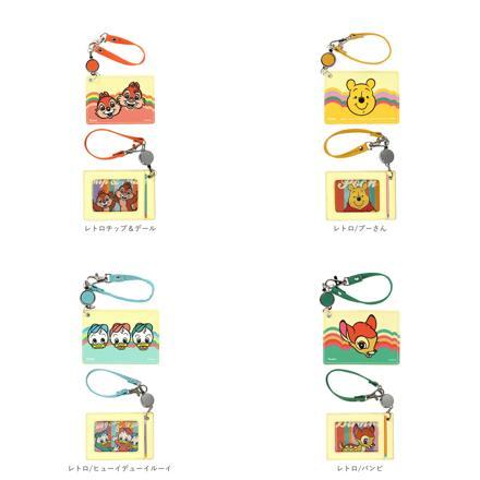 キャラクター リールパスケース レトロ/ヒューイデューイルーイ