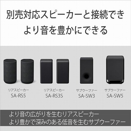 ソニー SONY サウンドバー 内蔵サブウーファー 3.1ch HT-A3000