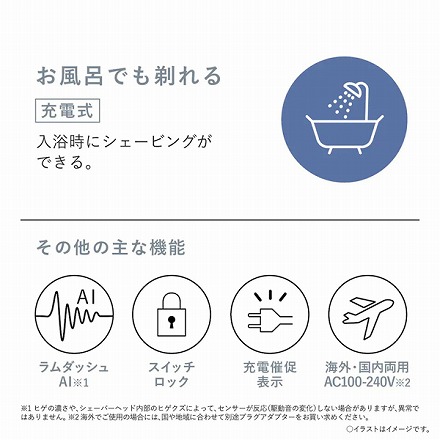 【購入特典付き】 Panasonic パナソニック スキンケアシェーバー ラムダッシュ メンズシェーバー ES-MT22-S シルバー