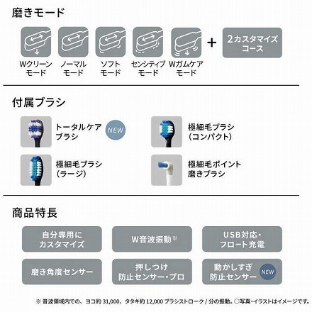 【購入特典付き】 Panasonic パナソニック 音波振動ハブラシ ドルツ EW-DT73 A ディープネイビー