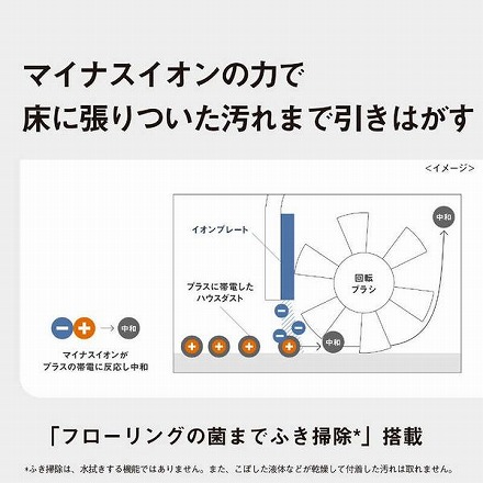 Panasonic パナソニック セパレート型コードレススティック掃除機 MC-NS100K-W ホワイト