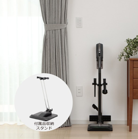 サイクロン式スティッククリーナー 充電式 自走式パワーブラシ ストームグレー TORNEO S cordless（トルネオS コードレス） 東芝 VC-CLW32-H