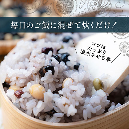 雑穀米本舗 国産 ホール豆 4種ブレンド 1.8kg(450g×4袋) [大豆/黒大豆/青大豆/小豆]