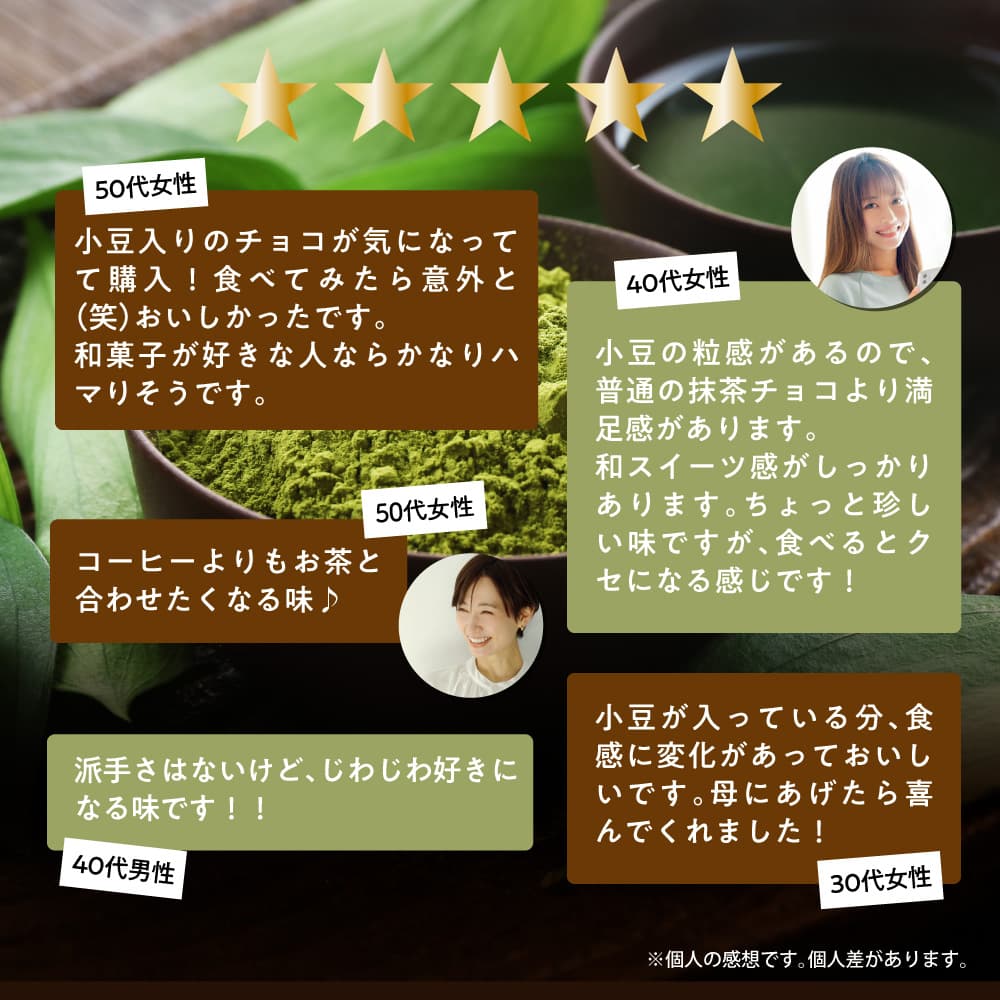 【予約受付】11/16～順次出荷 割れチョコ 抹茶小豆 180g(常温・冷蔵)