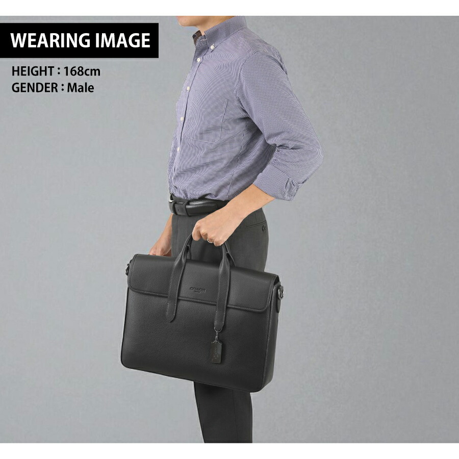 コーチ ブリーフケース ビジネスバッグ 2way ショルダーバッグ 斜めがけ メンズ アウトレット ブランド COACH C9875 QB BK ブラック 軽量 A4 ノートpc 高級 おしゃれ プレゼント 男性 実用的 かっこいい