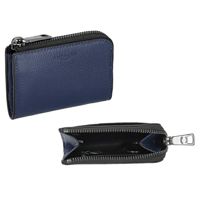 コーチ コインケース メンズ ブランド COACH レザー CW358 QBDEB ディープブルー 小銭入れ 小さい 高級 おしゃれ プレゼント 実用的