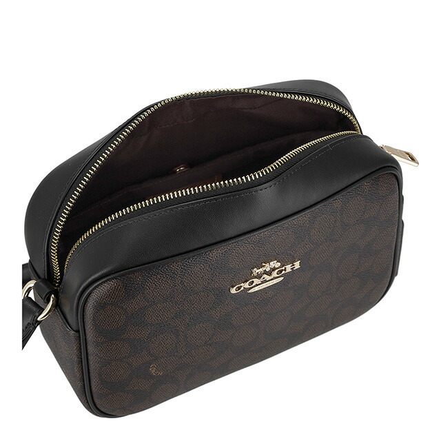 コーチ ショルダーバッグ メッセンジャーバッグ レディース アウトレット ブランド COACH CZ186 IMXAQ ダークブラウン/ブラック 斜めがけ 高級 おしゃれ プレゼント 女性 実用的 かわいい