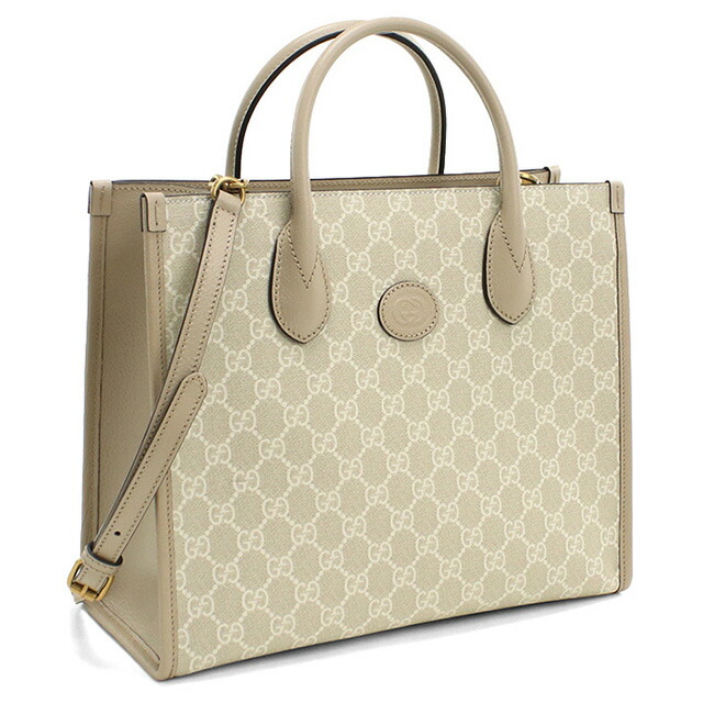 グッチ トートバッグ レディース ブランド GUCCI GG RETRO 659983 ベージュ バッグ 軽量 手提げ 高級 おしゃれ プレゼント 女性 実用的 かわいい
