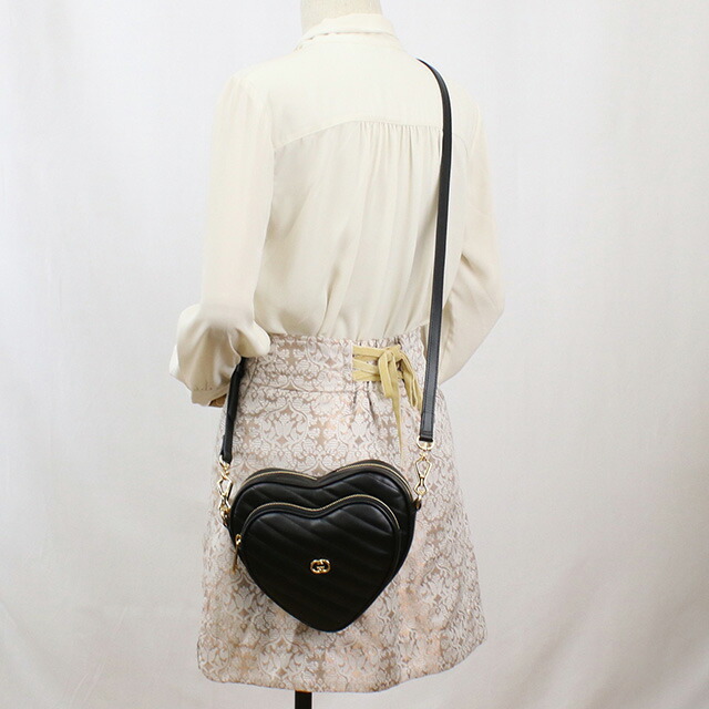 グッチ 斜め掛け ショルダーバッグ レディース ブランド GUCCI イタリア 751628 ブラック バッグ