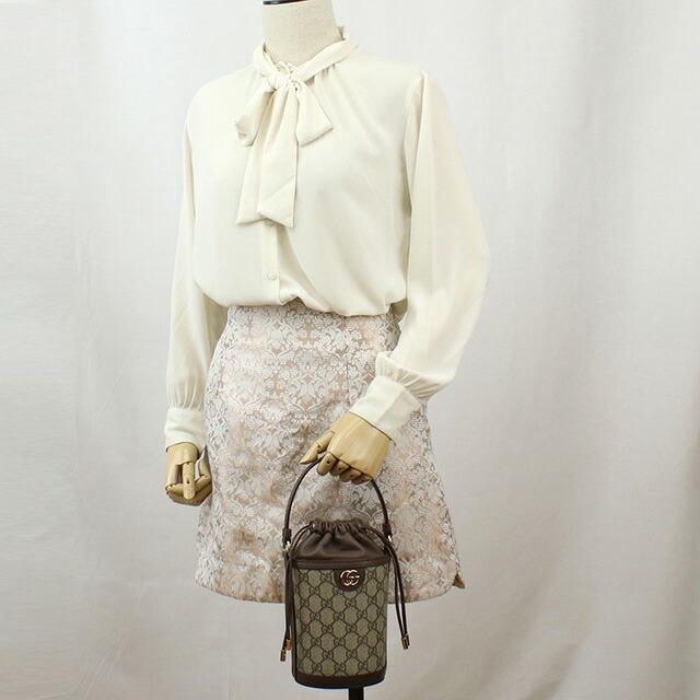 グッチ ハンドバッグ レディース GUCCI イタリア 760199 ベージュ系 ブラウン系 バッグ 軽量 小さめ 手提げ ブランド 高級 おしゃれ プレゼント 女性 実用的 かわいい