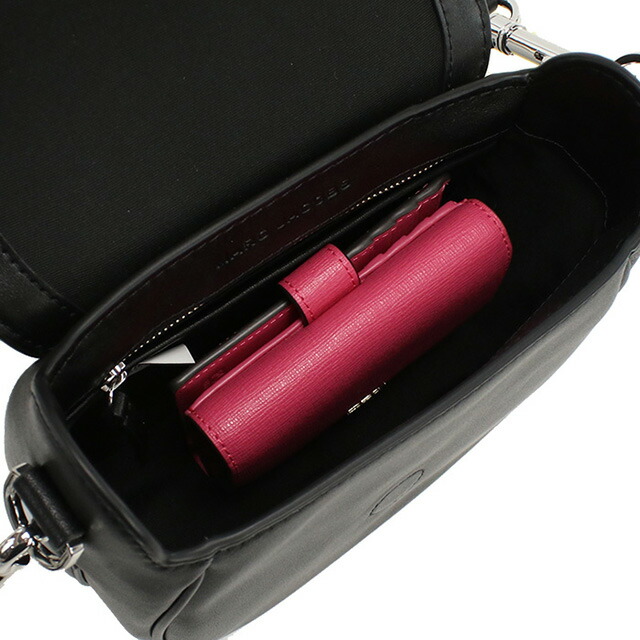 マーク・ジェイコブス 斜め掛け ショルダーバッグ レディース MARC JACOBS THE SMALL SADDLE BAG レザー ベトナム 2S3HMS003H03 BLACK ブラック バッグ 斜めがけ ブランド 高級 おしゃれ プレゼント 女性 実用的 かわいい