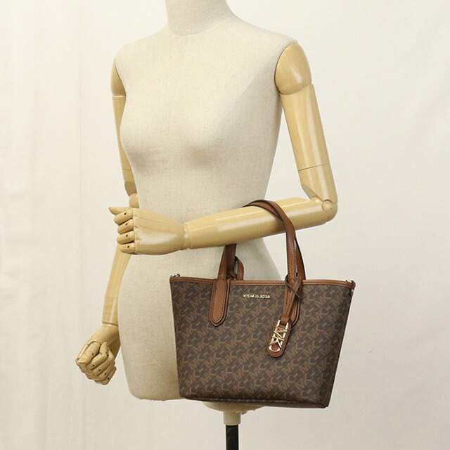 マイケル・コース トートバッグ レディース ブランド MICHAEL KORS ELIZA カンボジア 30R4GZAT0B BRN-LUGGAGE ブラウン系 バッグ 軽量 手提げ 高級 おしゃれ プレゼント 女性 実用的 かわいい