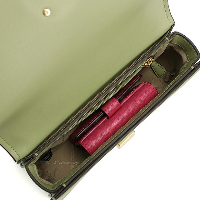 マイケル・コース ハンドバッグ レディース ブランド MICHAEL KORS DELANCEY レザー カンボジア 30T4GD8S6L LIGHT SAGE グリーン系 バッグ 軽量 小さめ 手提げ 高級 おしゃれ プレゼント 女性 実用的 かわいい