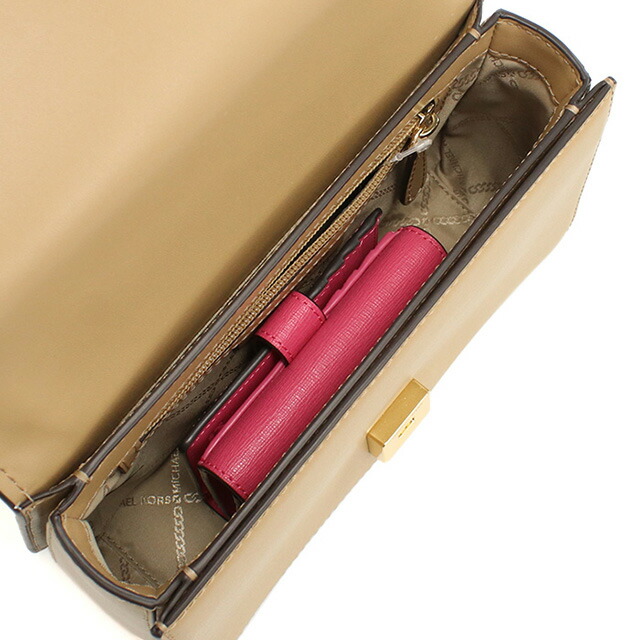 マイケル・コース ハンドバッグ レディース MICHAEL KORS DELANCEY レザー カンボジア 30T4GD8S6L CAMEL ベージュ系 バッグ 軽量 小さめ 手提げ ブランド 高級 おしゃれ プレゼント 女性 実用的 かわいい