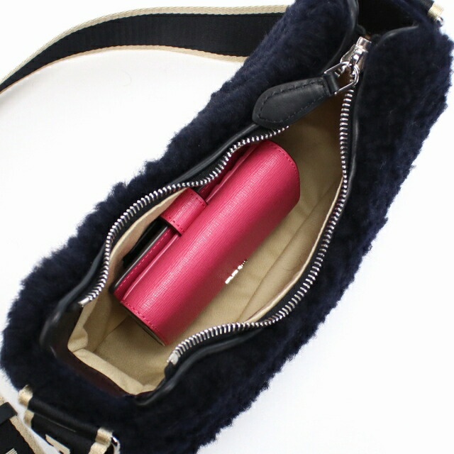 マルニ 斜め掛けショルダーバッグ レディース MARNI ラム、レザー イタリア SBMP0128Q0 ブラック バッグ 斜めがけ ブランド 高級 おしゃれ プレゼント 女性 実用的 かわいい