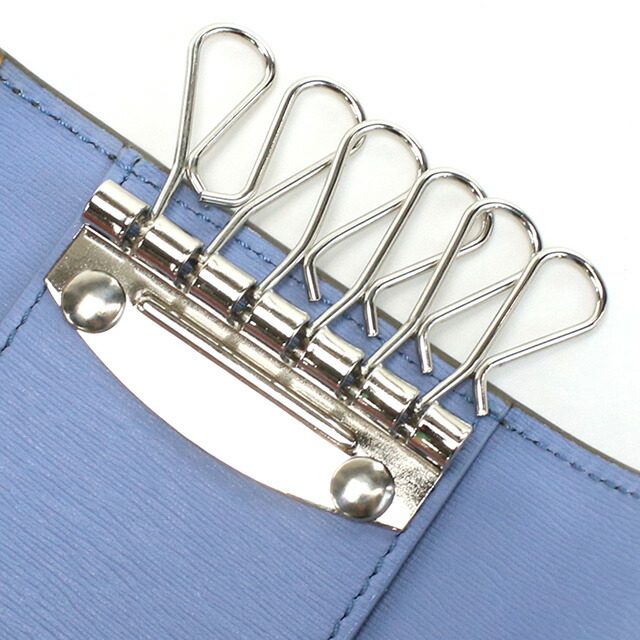 ポール・スミス 6連キーケース メンズ Paul Smith レザー イタリア M1A1981 グレー系 小物 ブランド 高級 おしゃれ プレゼント 実用的