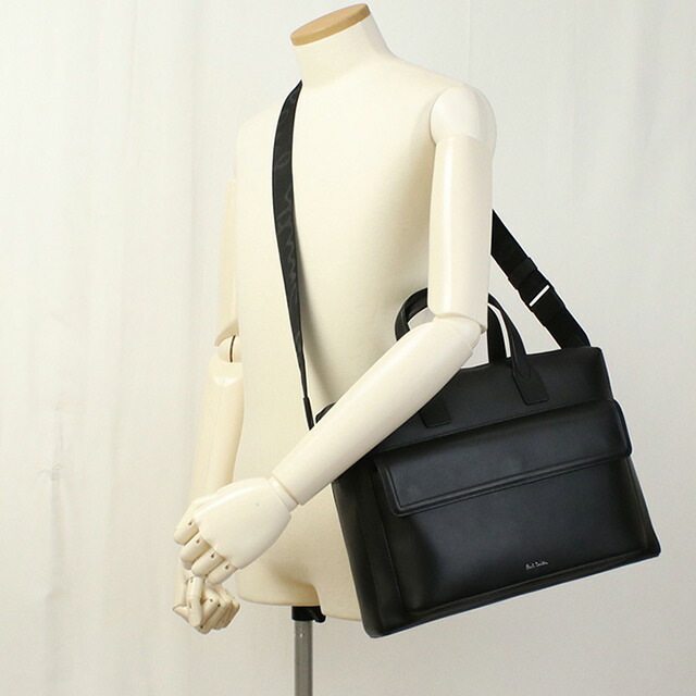 ポール・スミス ブリーフケース メンズ ブランド Paul Smith レザー M1A8031 ブラック バッグ 軽量 A4 ノートpc ブランド 高級 おしゃれ プレゼント 男性 実用的 かっこいい