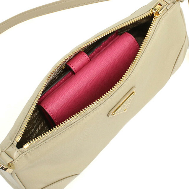 プラダ セミショルダー レディース ブランド PRADA 1BC201 ベージュ バッグ