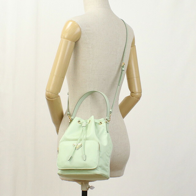 プラダ ハンドバッグ レディース ブランド PRADA 1BH038 ACQUA バッグ 軽量 小さめ 手提げ 高級 おしゃれ プレゼント 女性 実用的 かわいい