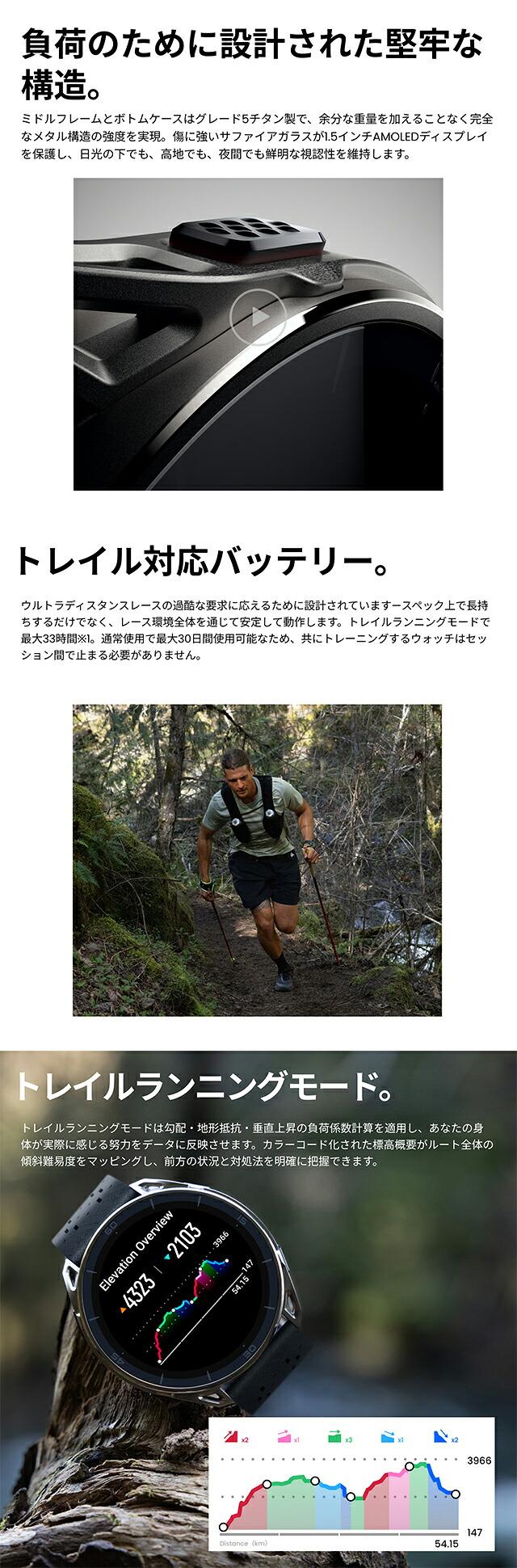 アマズフィット チーター 2 ウルトラ Cheetah 2 Ultra スマートウォッチ ブランド チタン Bluetooth 替えベルト Amazfit SP170084-C245 デジタル ブラック 黒