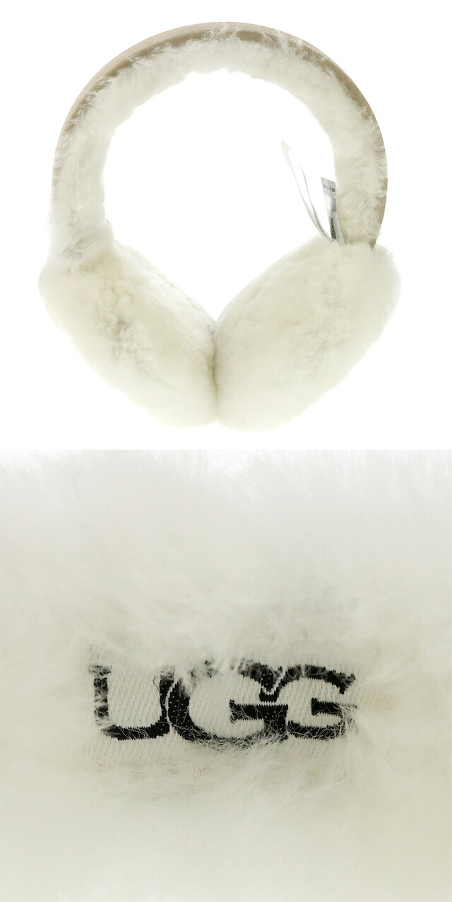 UGG アグ イヤーマフ イヤマフ 耳当て 正規BOX付属 海外正規品 レディース 20955 SHEEPSKIN シープスキン ボア ファー ロゴ 防寒 ふわふわ あったか ブランド ギフト クリスマス プレゼント 送料無料 選べるモデル