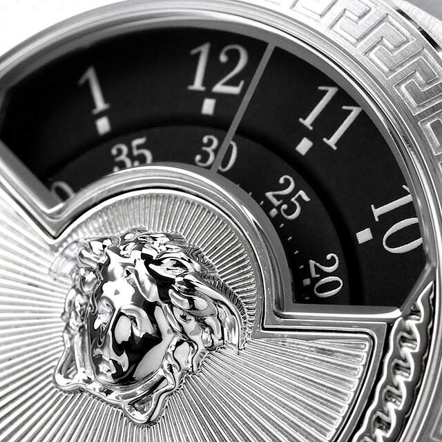 ヴェルサーチ ダイロス アイコン クオーツ 腕時計 メンズ レディース VERSACE VQU030015 アナログ ブラック 黒 スイス製 高級 ブランド おしゃれ 防水 プレゼント 実用的