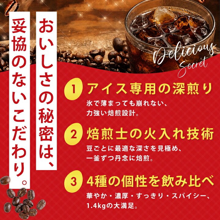 澤井珈琲 華やか・濃厚・すっきり。4種類の飲み比べアイス専用 アイスコーヒーセット アイスブレンド マンデリン エリザベス エメラルド 中細挽き