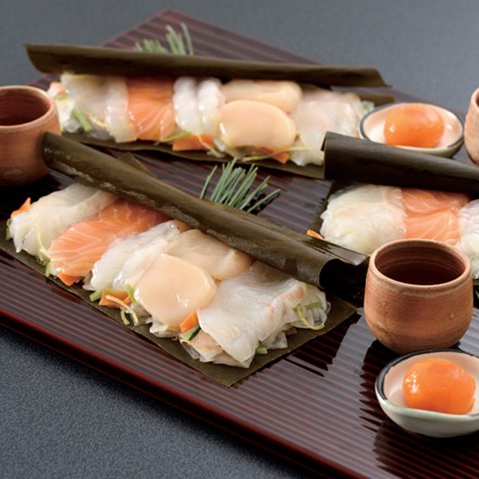 〈京都・下鴨茶寮〉料亭の昆布〆－漁味－　3人前