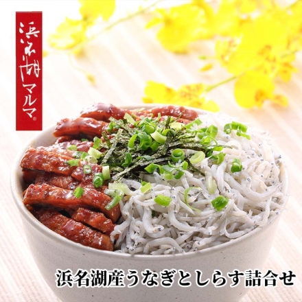 浜名湖産うなぎ蒲焼と遠州灘産しらす詰合せ 蒲焼50ｇ・しらす干し40ｇ×3