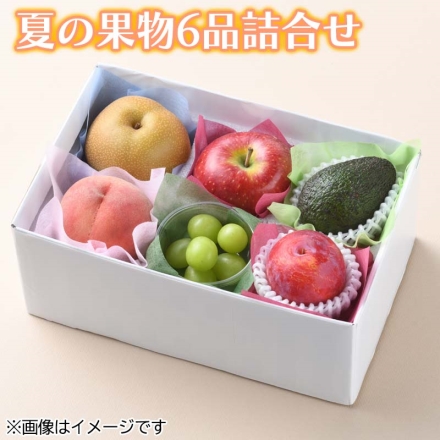 夏の果物6品詰合せ 送料込み