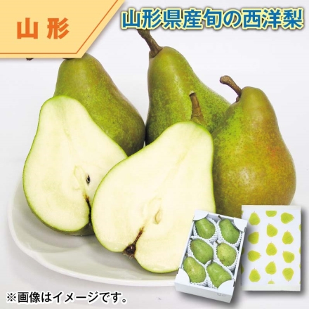 山形県産 旬の西洋梨 2kg（秀：5～7個）