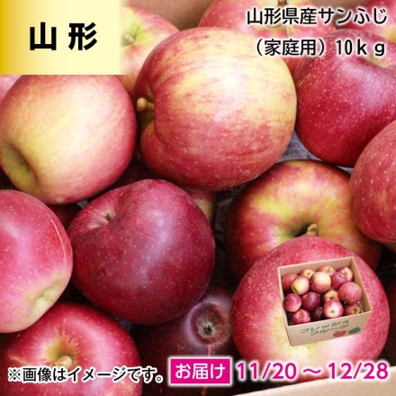 山形県産 サンふじ（ご自宅用）10ｋｇ