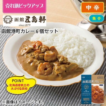 函館港町カレー6食