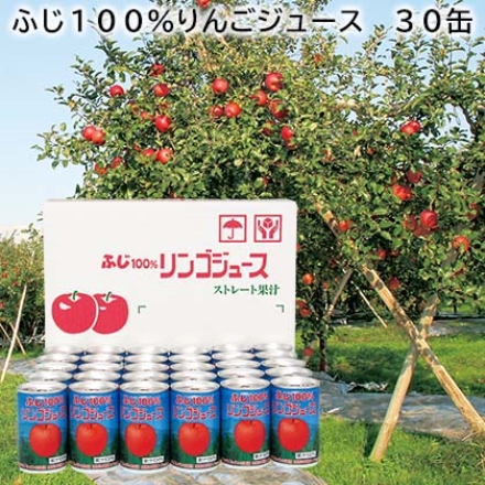 ふじ100％りんごジュース 30缶
