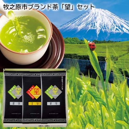 牧之原市ブランド茶「 望 」セット 望金印100g, 望銀印100g×2