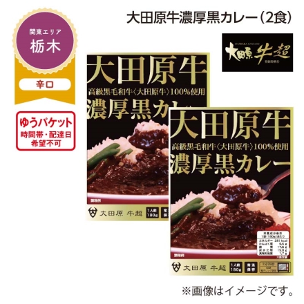 大田原牛濃厚黒カレー Ａ（2食）