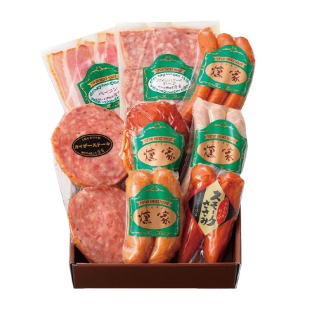 お歳暮のし付き 由布院燻製工房 燻家ソーセージセットＢ