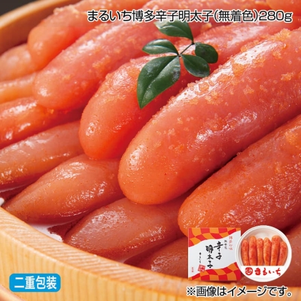 お歳暮のし付き まるいち博多辛子明太子（無着色）280ｇ