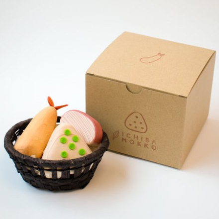 ICHIBAMOKKO 森のminiおべんとう（エビフライ・かまぼこ・おにぎりまめ）